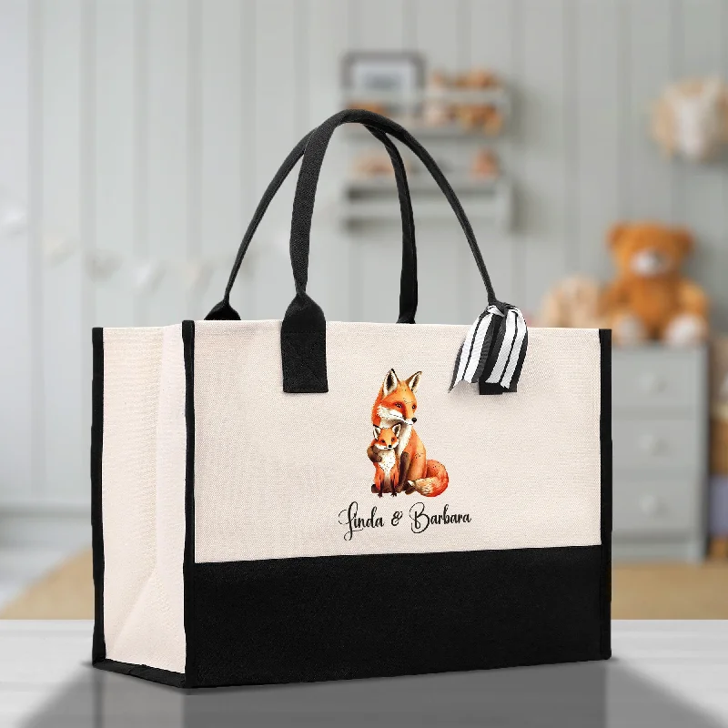 Fresh Fashion Discounts Fox Mom And Baby Name Custom Cotton Canvas Tote Bag Custom Pet Lover Gift Pet Portrait Bag Personalized Pet Owner Gift Tote Bag Stylish Totes, Special Discounts Fresh Fashion Discounts Fox Mom And Baby Name Custom Cotton Canvas Tote Bag Custom Pet Lover Gift Pet Portrait Bag Personalized Pet Owner Gift Tote Bag Stylish Totes, Special Discounts