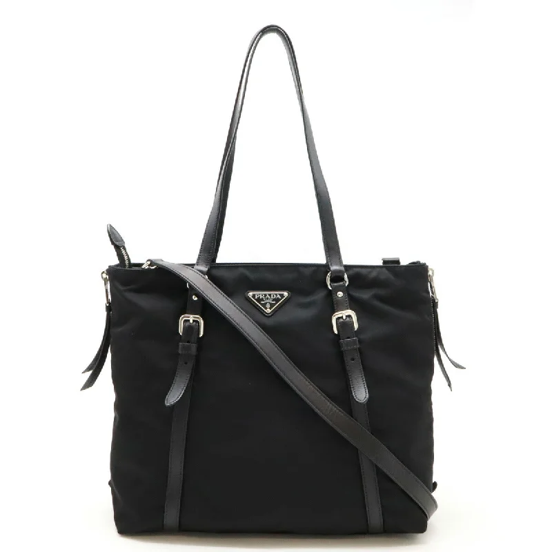 Browse Our Top Products Prada Nylon Leather Tote Bag 1BG228 Premium Bags At Special Prices
