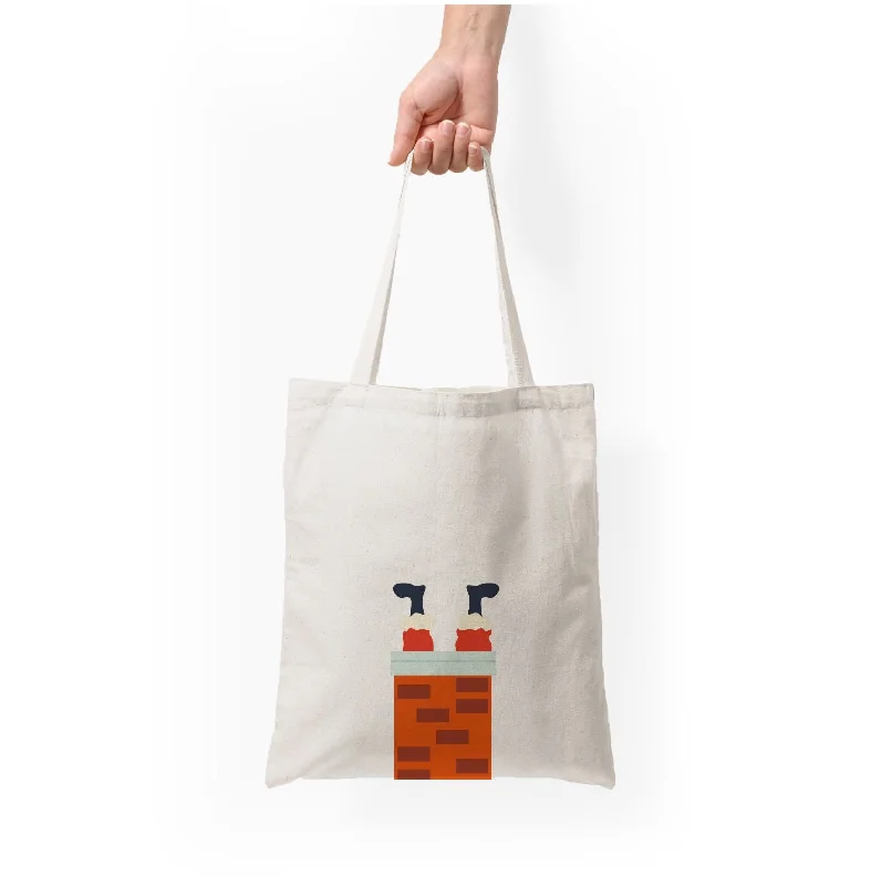 Street Chic Discounts Santa Stuck In A Chimney - Christmas Tote Bag Your Perfect Bag At The Perfect Price Street Chic Discounts Santa Stuck In A Chimney - Christmas Tote Bag Your Perfect Bag At The Perfect Price