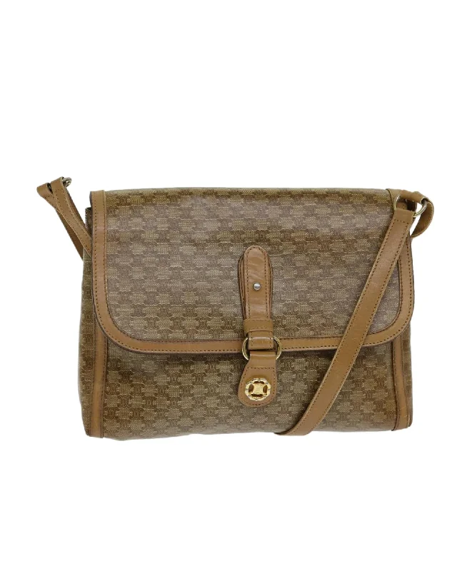 Stylish Looks Macadam Canvas and PVC Leather Shoulder Bag The Handbag Sale You've Been Waiting For