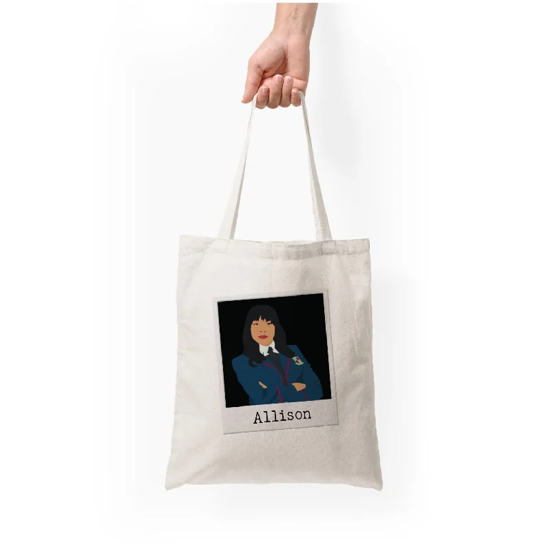 Embrace New Fashion Sticker Allison - Umbrella Academy Tote Bag Fashion-Forward Bags, Now On Sale Embrace New Fashion Sticker Allison - Umbrella Academy Tote Bag Fashion-Forward Bags, Now On Sale