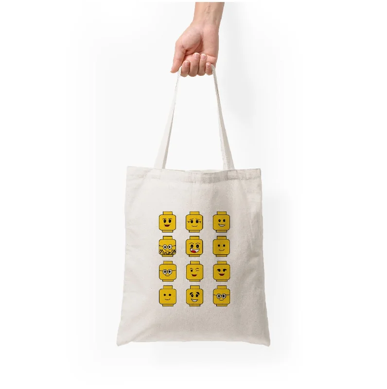 Clearance-Priced Bags Characters - Bricks Tote Bag Statement Handbags At Unbeatable Discounts Clearance-Priced Bags Characters - Bricks Tote Bag Statement Handbags At Unbeatable Discounts
