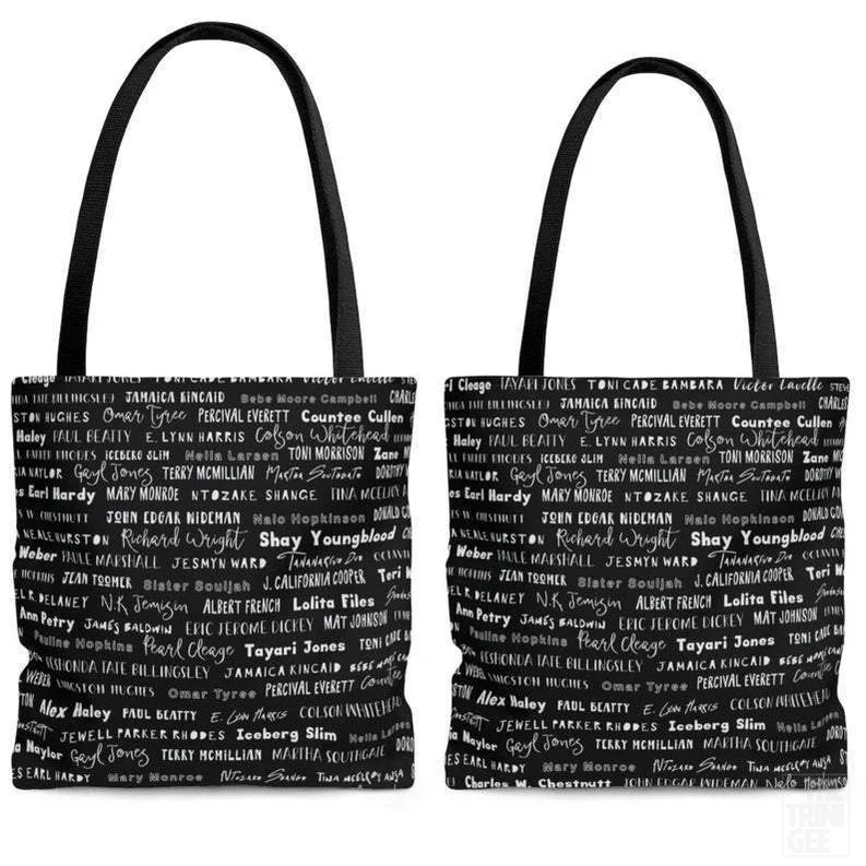 Sporty Fashion Offers Black Writers Tote Bag Upgrade Your Look With Our Bag Sale