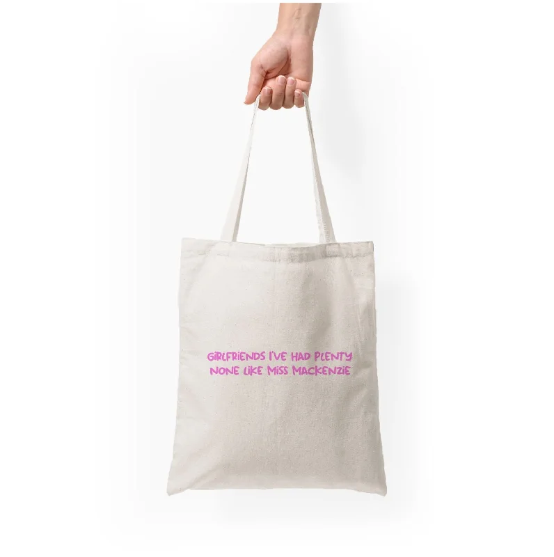High-Quality Bags Girlfriends I've Had Plenty None Like Miss Mackenzie - Bust Band Tote Bag Trendy Purses With Limited-Time Offers