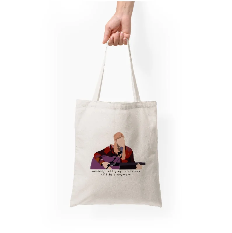 Luxury Casual Deals Somebody Tell Joey, Christmas Will Be Snowyyy - Friends Tote Bag Premium Quality Bags, Budget Prices Luxury Casual Deals Somebody Tell Joey, Christmas Will Be Snowyyy - Friends Tote Bag Premium Quality Bags, Budget Prices