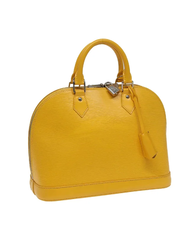 Style Without Limits Epi Leather Alma PM Hand Bag with Dust Bag Padlock Keys Everyday Bags, Budget-Friendly Style Without Limits Epi Leather Alma PM Hand Bag with Dust Bag Padlock Keys Everyday Bags, Budget-Friendly