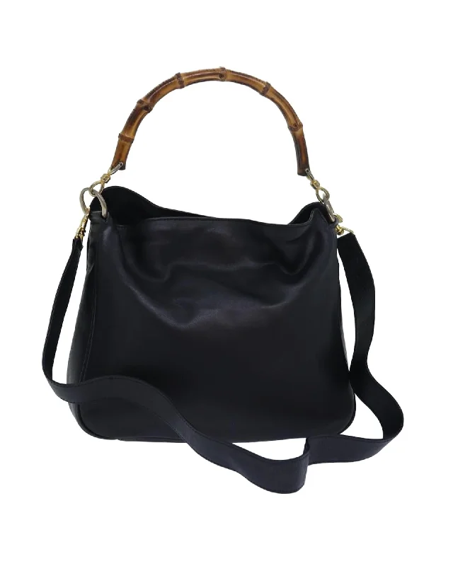 Sustainable Fashion Extravaganza Bamboo Leather 2-Way Handbag with Shoulder Strap Affordable Elegance, Grab Yours Sustainable Fashion Extravaganza Bamboo Leather 2-Way Handbag with Shoulder Strap Affordable Elegance, Grab Yours