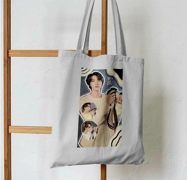 Stylish Bags For Fashion Bloggers BTS Jin Kpop Tote Bag Stylish Totes With Special Discounts Stylish Bags For Fashion Bloggers BTS Jin Kpop Tote Bag Stylish Totes With Special Discounts