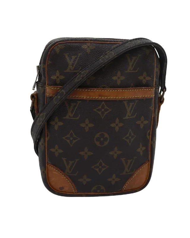 Huge Markdowns Monogram Canvas Danube Shoulder Bag with Adjustable Strap Luxury Bags, Budget Prices