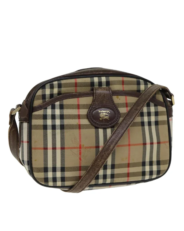 Luxury Bags Nova Check Canvas Shoulder Bag Unmissable Deals On Trendy Handbags