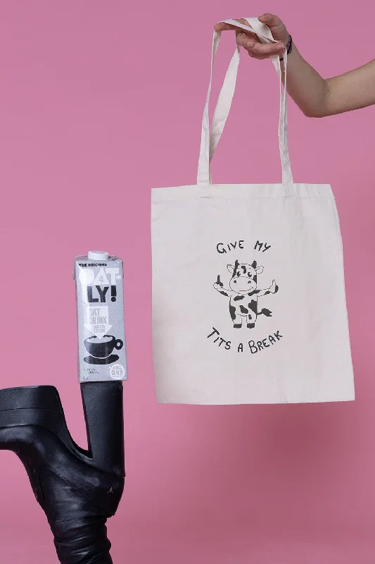 Luxury Bags On Sale Give my tits a break - Tote bag Luxury Totes At The Lowest Prices Of The Season