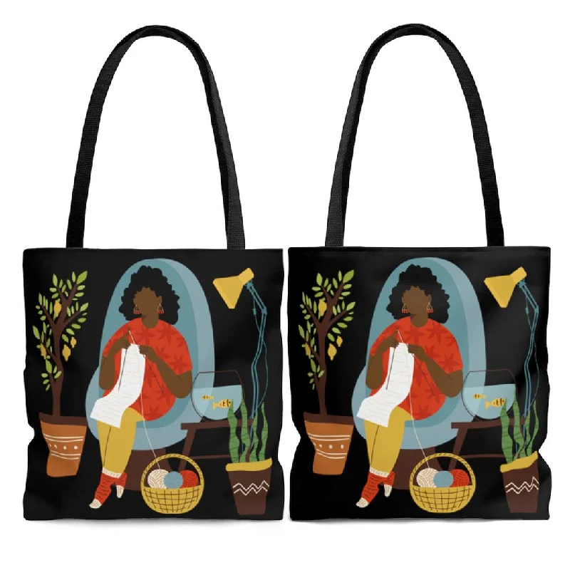 Stupidly Low Prices Knitting Woman Tote Bag Timeless Handbags, Flash Sale