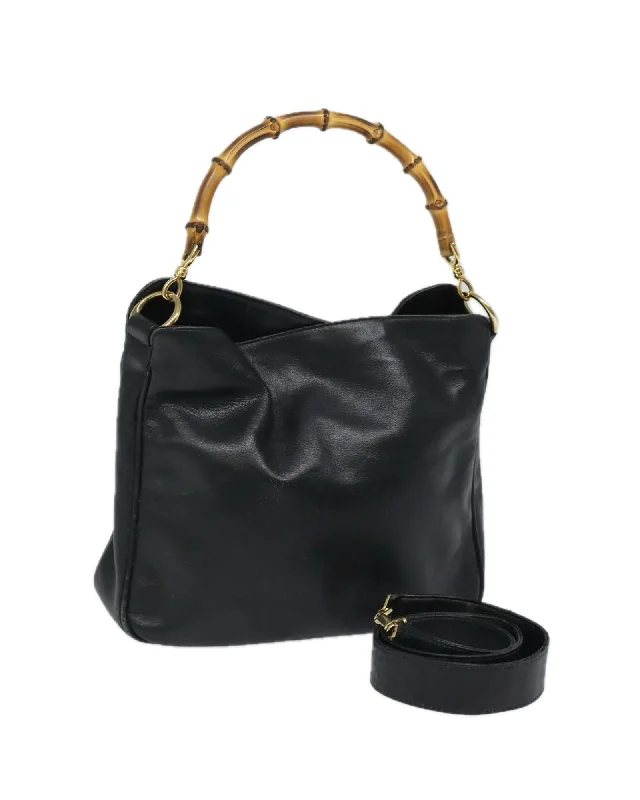 Boutique Styles Leather Bamboo Shoulder Bag with 2-Way Design and Shoulder Strap Fashionable Handbags, Limited-Time Deals Boutique Styles Leather Bamboo Shoulder Bag with 2-Way Design and Shoulder Strap Fashionable Handbags, Limited-Time Deals