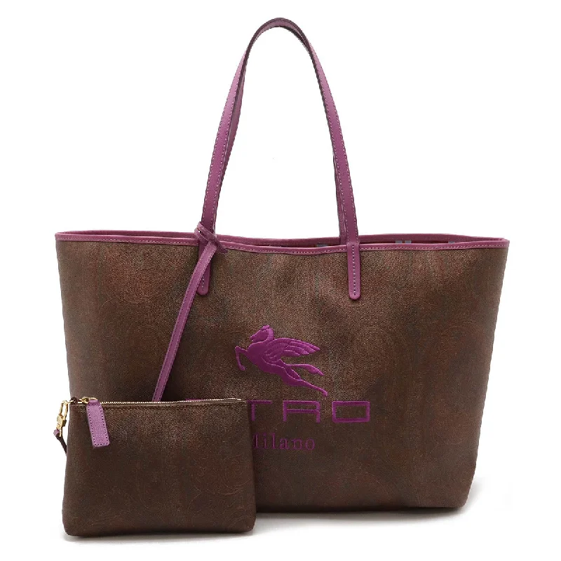 Special Offers ETRO Paisley Tote Bag PVC Leather Flash Sale On Handbags