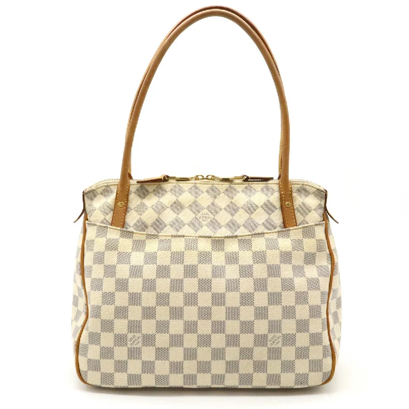 On-Trend Fashion Offers Louis Vuitton Damier Azur Figheri PM Tote Bag Chic Bags, Shop Now