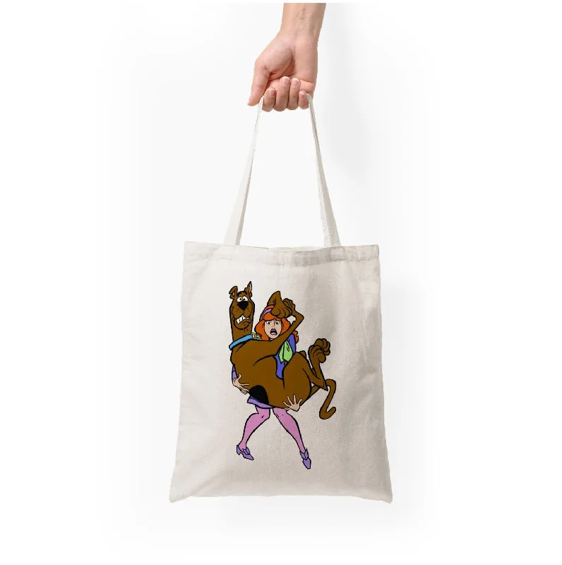 Trend Alert Scared - Scoob Tote Bag Statement Handbags At Unbeatable Discounts