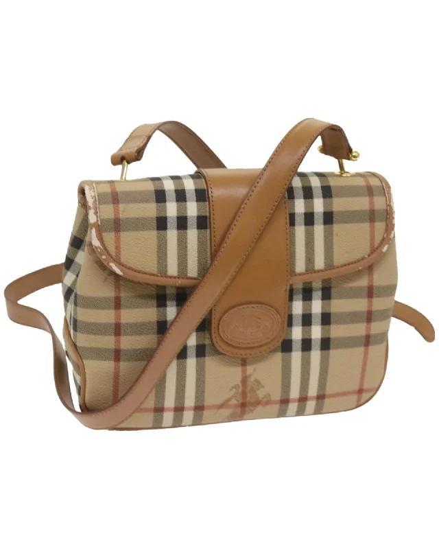 Seasonal Fashion Authentic Burberrys Nova Check PVC Leather Shoulder Bag Trendy Purses At Unbeatable Discounts Seasonal Fashion Authentic Burberrys Nova Check PVC Leather Shoulder Bag Trendy Purses At Unbeatable Discounts