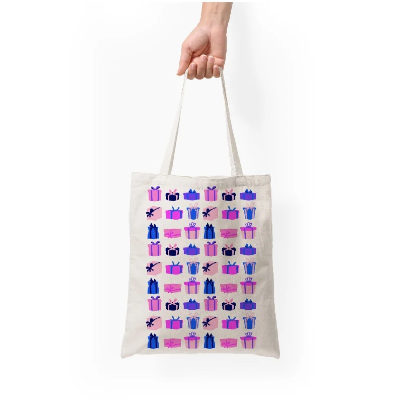 Affordable Luxury Fashion Pink Presents - Christmas Patterns Tote Bag Sleek Bags, Perfect Prices Affordable Luxury Fashion Pink Presents - Christmas Patterns Tote Bag Sleek Bags, Perfect Prices