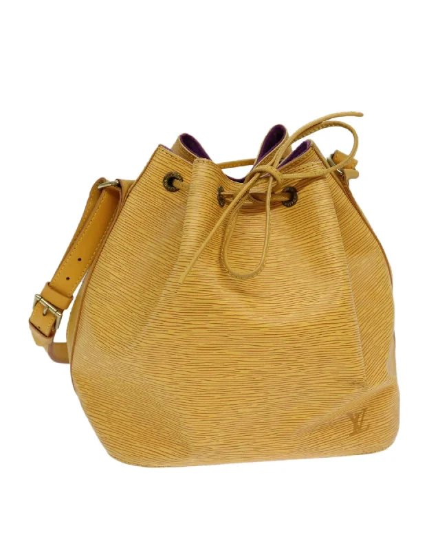 Stylish Looks Epi Leather Petit Noe Shoulder Bag Fashion-Forward Bags, Now On Sale Stylish Looks Epi Leather Petit Noe Shoulder Bag Fashion-Forward Bags, Now On Sale