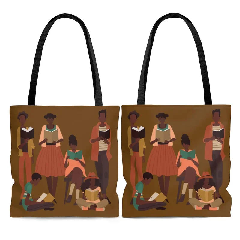 Smart Casual Deals Brown Readers Tote Bag Elevate Your Style With Our Handbag Sale