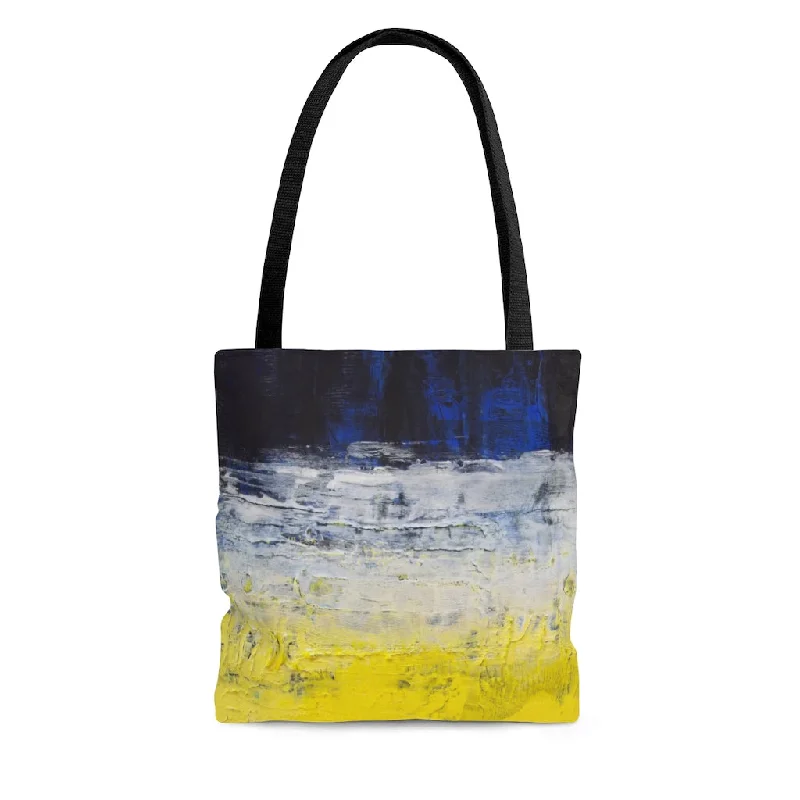Playful Fashion Offers Streetwear Style TOTE BAG Blue Yellow Modern Abstract Designer Bags At Low Prices Playful Fashion Offers Streetwear Style TOTE BAG Blue Yellow Modern Abstract Designer Bags At Low Prices