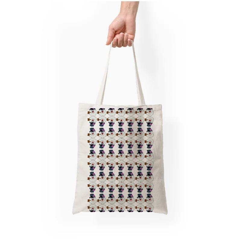 Classic Chic Deals Pattern - Snowman Tote Bag Timeless Handbags At Reduced Prices