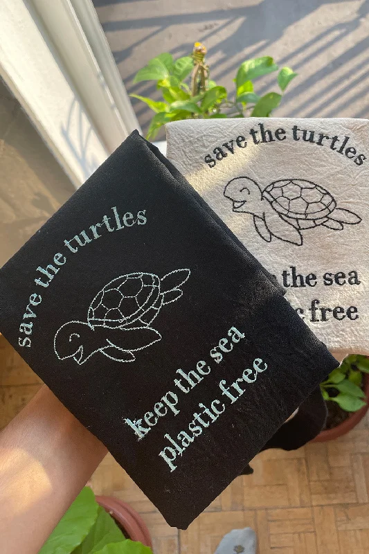Black Friday And Cyber Monday Bag Deals Save the turtles - Tote bag Modern Handbags With Stylish Discounts