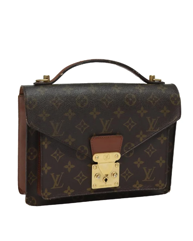 Bags For Outdoor Adventures Vintage Monogram Canvas Shoulder Bag with Flap Closure Chic And Affordable Bags – Grab Yours Today Bags For Outdoor Adventures Vintage Monogram Canvas Shoulder Bag with Flap Closure Chic And Affordable Bags – Grab Yours Today