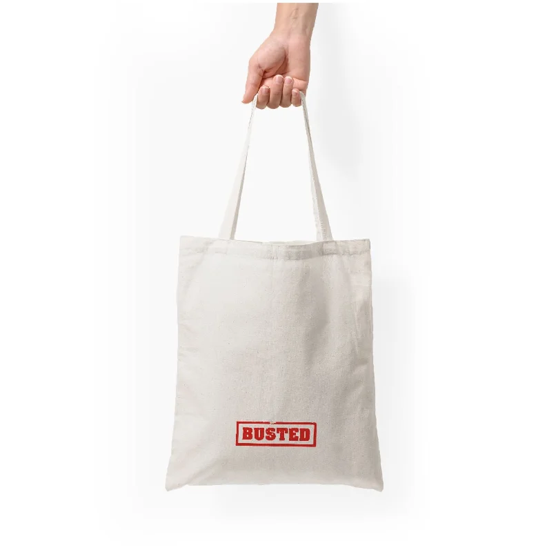 Luxury Bags With Premium Materials And Craftsmanship Band Logo - Bust Band Tote Bag Stylish Totes With Special Discounts