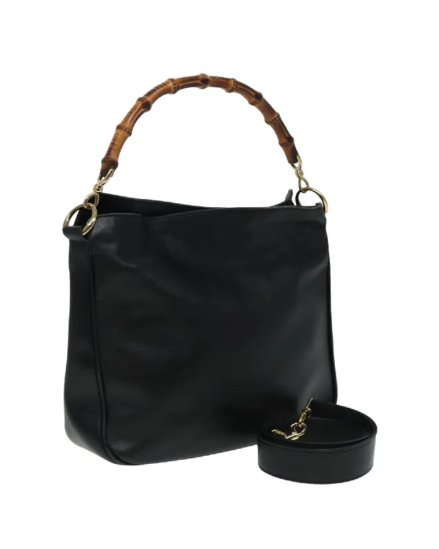 Exclusive Deals Online Bamboo Leather Shoulder Bag with 2-Way Design and Strap Trendy And Classic Bags Now At Unbeatable Discounts Exclusive Deals Online Bamboo Leather Shoulder Bag with 2-Way Design and Strap Trendy And Classic Bags Now At Unbeatable Discounts