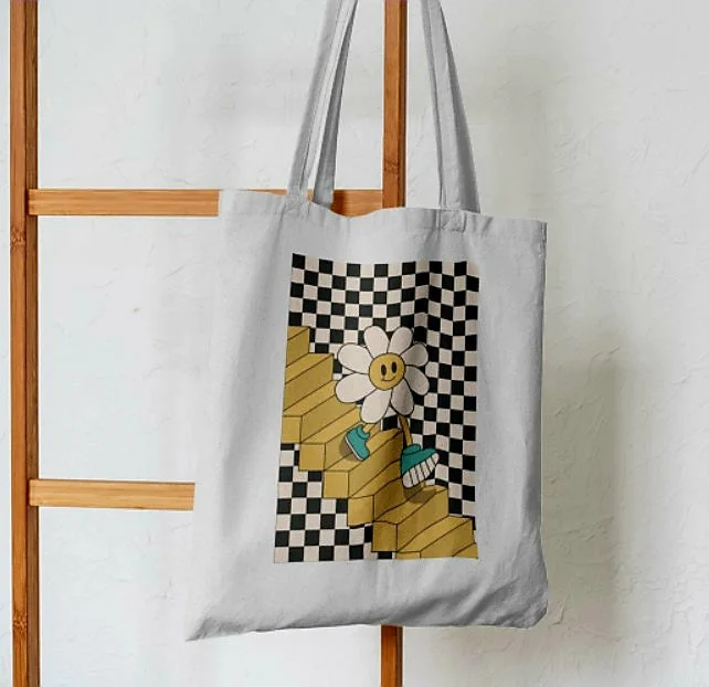 Polished Style Deals Cheerful Descent Smiling Flower Tote Statement Bags, Shop Today Polished Style Deals Cheerful Descent Smiling Flower Tote Statement Bags, Shop Today