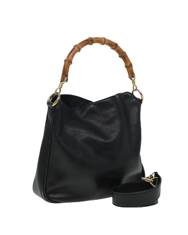 Tote Bag For Office Use Bamboo Leather Shoulder Bag with 2-Way Carrying Options High-End Bags, Low-End Prices Tote Bag For Office Use Bamboo Leather Shoulder Bag with 2-Way Carrying Options High-End Bags, Low-End Prices