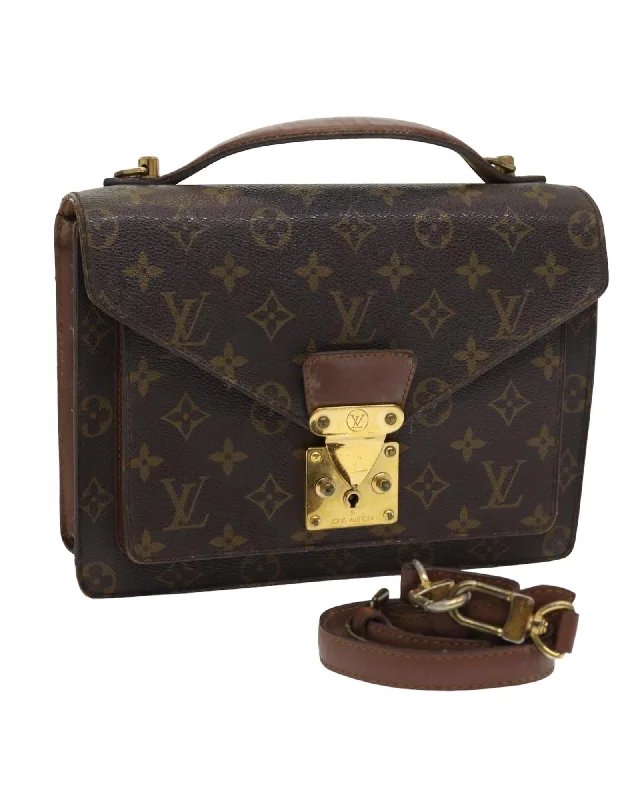 Flash Sale Starts Monogram Canvas Shoulder Bag with Strap Luxury Bags, Budget Prices Flash Sale Starts Monogram Canvas Shoulder Bag with Strap Luxury Bags, Budget Prices