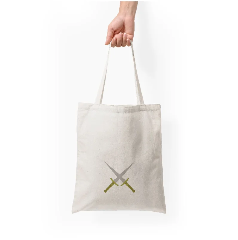 Compact Bags For Minimalist Travelers Double Daggers Tote Bag Limited-Stock Handbag Sale For A Stylish Look