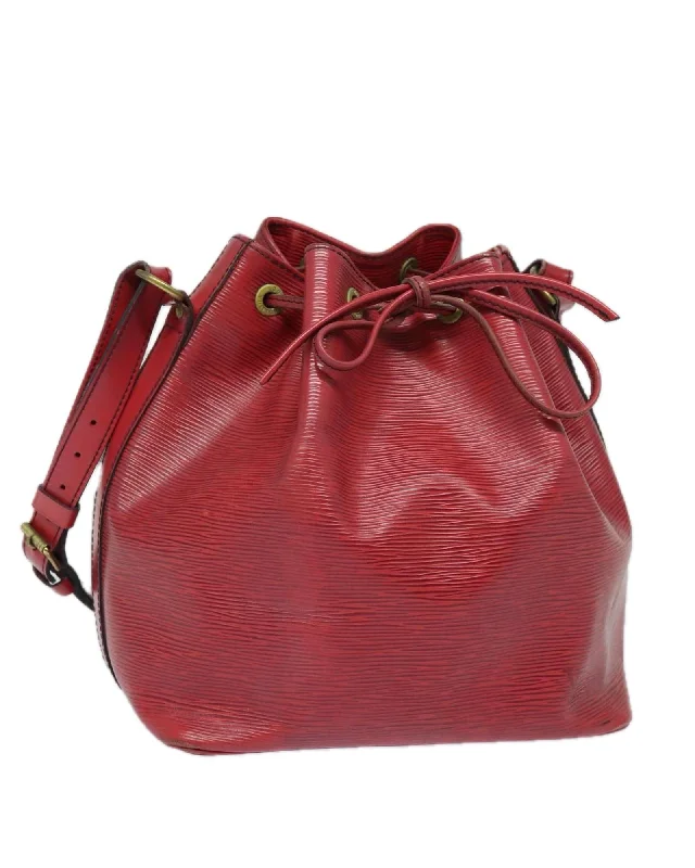 Senior Travelers Epi Leather Petit Noe Shoulder Bag The Best Handbag Sale Of The Season Senior Travelers Epi Leather Petit Noe Shoulder Bag The Best Handbag Sale Of The Season