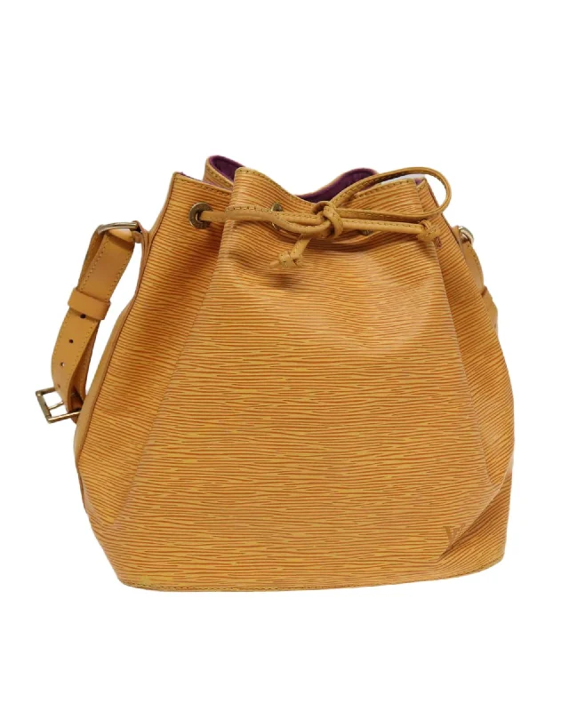 Premium Style Epi Leather Petit Noe Shoulder Bag Trendy & Timeless Bags, Now On Sale Premium Style Epi Leather Petit Noe Shoulder Bag Trendy & Timeless Bags, Now On Sale