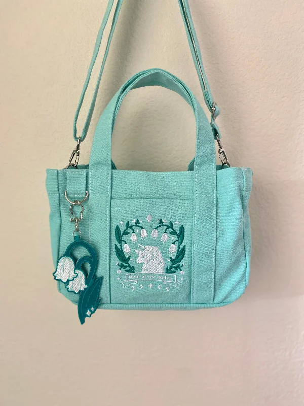 Style Breakthroughs Wolf of the Valley Embroidered Mini Tote Elegant Bags With Limited Stock Available Style Breakthroughs Wolf of the Valley Embroidered Mini Tote Elegant Bags With Limited Stock Available
