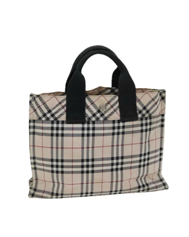 Spring Offer Nova Check Blue Label Nylon Hand Bag Designer Bags At Low Prices