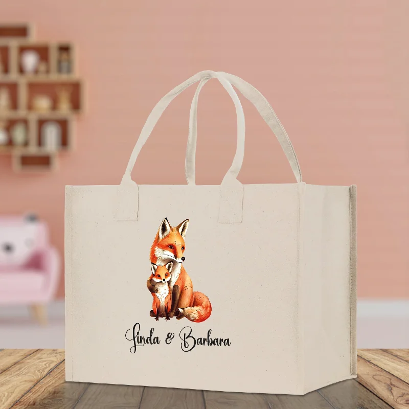 Street Chic Discounts Fox Mom And Baby Name Custom Cotton Canvas Tote Bag Custom Pet Lover Gift Pet Portrait Bag Personalized Pet Owner Gift Tote Bag Classic Totes, Exclusive Deals Street Chic Discounts Fox Mom And Baby Name Custom Cotton Canvas Tote Bag Custom Pet Lover Gift Pet Portrait Bag Personalized Pet Owner Gift Tote Bag Classic Totes, Exclusive Deals