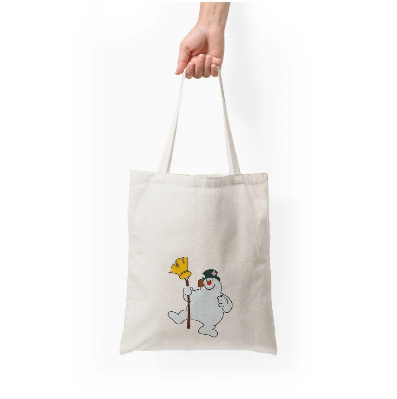 Classy Style Discounts Broom - Snowman Tote Bag Elegant Purses At Clearance Prices