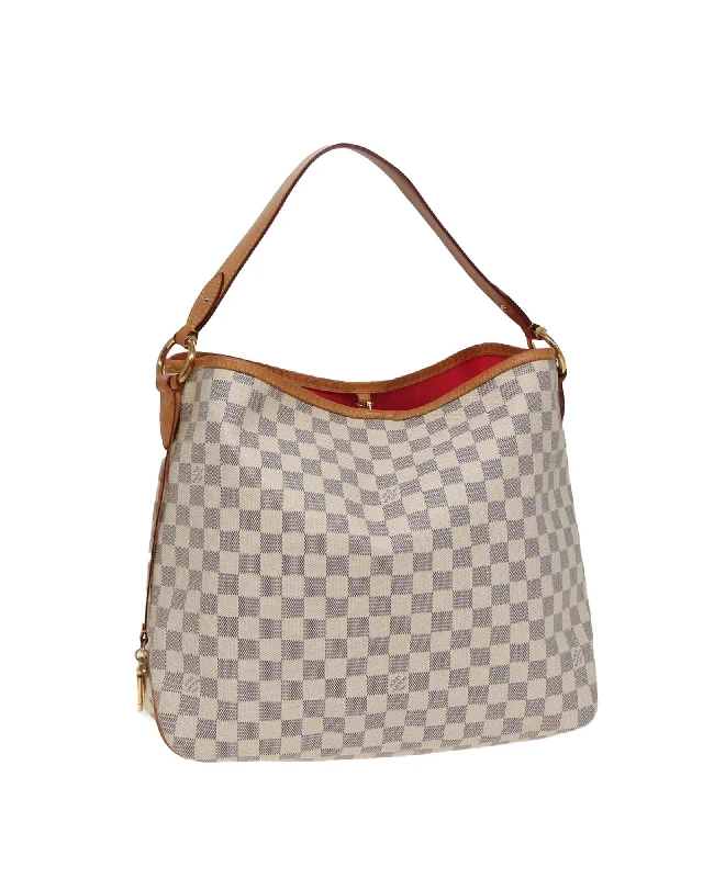 Seasonal Clearance Bags For Summer Damier Azur Canvas Delightful PM Shoulder Bag with Dust Bag Everyday Elegance At Lower Prices Seasonal Clearance Bags For Summer Damier Azur Canvas Delightful PM Shoulder Bag with Dust Bag Everyday Elegance At Lower Prices