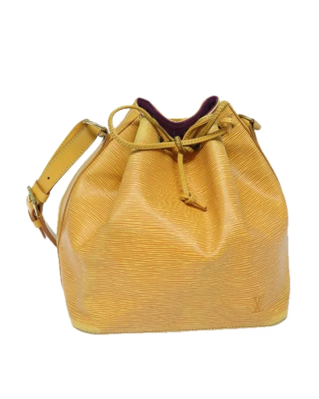 Hot Items Epi Leather Petit Noe Shoulder Bag Elegant Bags, Limited Stock