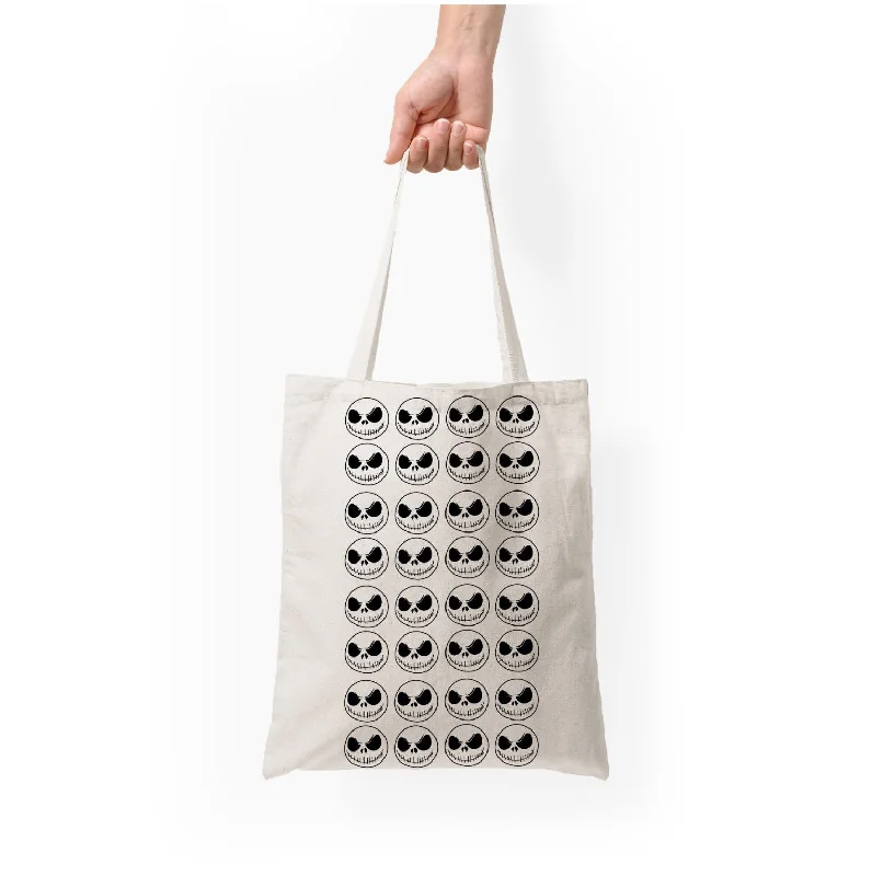 Elegant Style Skellington Pattern - TNBC Tote Bag Designer Bags, Low Prices