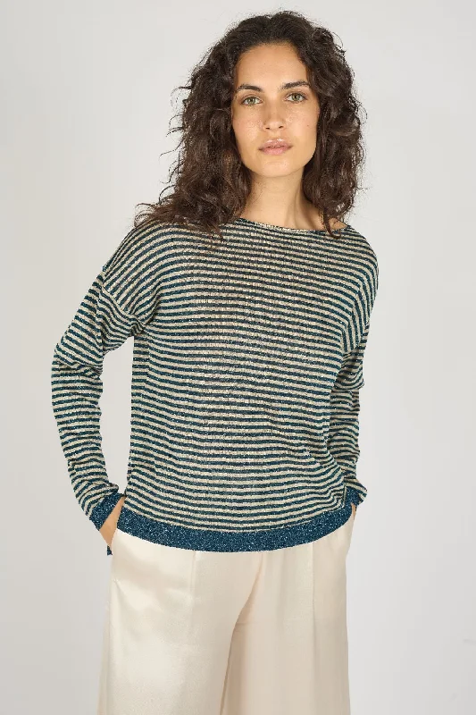 Unleash Your Trend Driven Style Tuscan Hills Maude Jumper in Blue