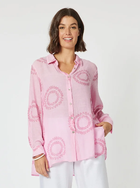 Special Offer Clarity Zig Zag Shirt Pink