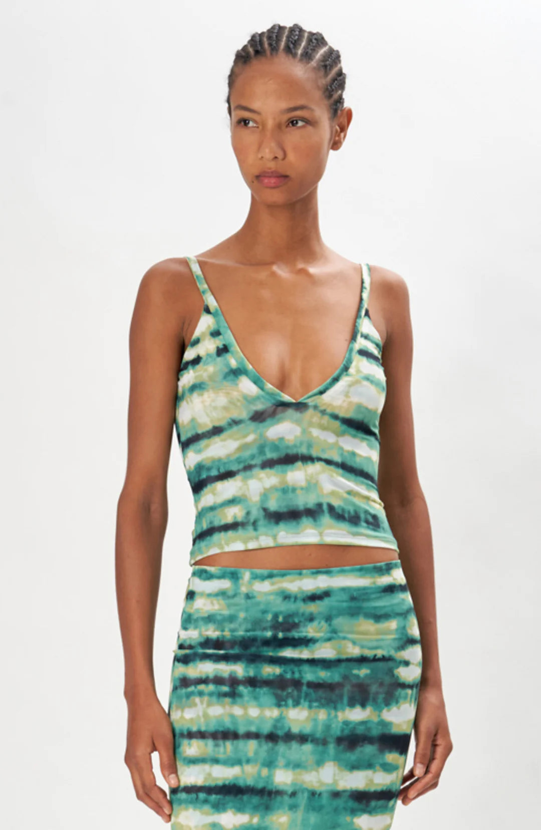 Hot Picks Frana Top - Tie Dye Teal