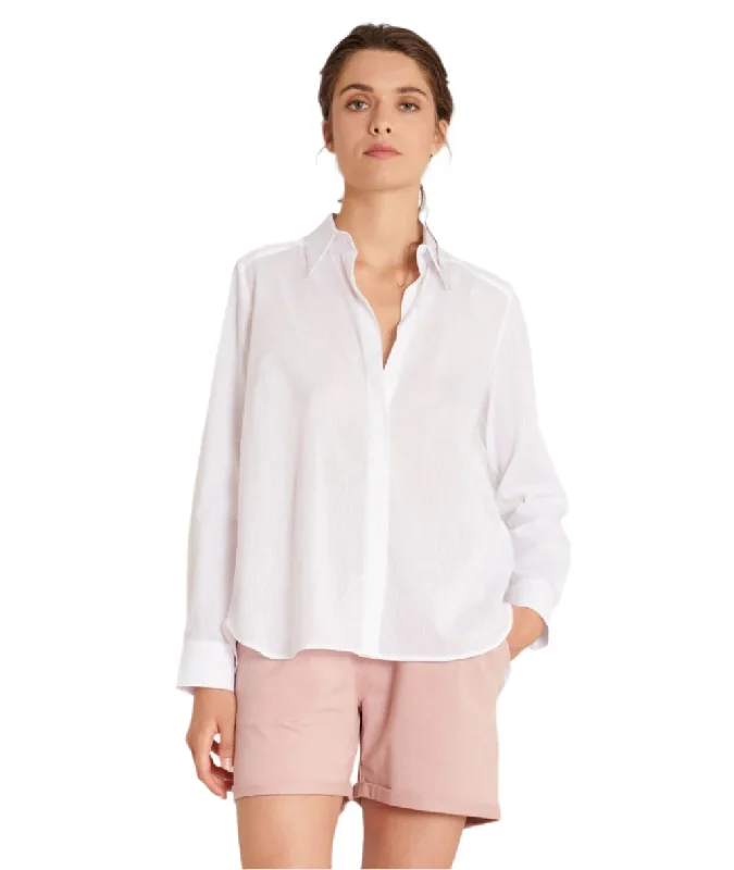 Best Deals Of The Season Petra Shirt - Optical White