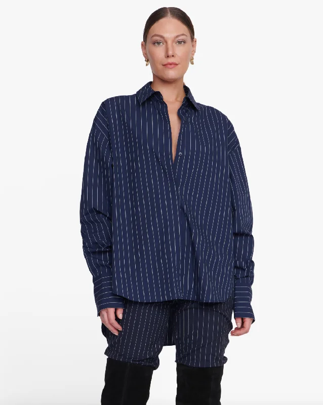 Exclusive Designer Style Deals Colton Shirt - Navy Stripe