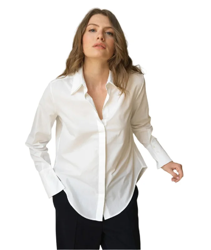 Stay Ahead In Style Kirstie Shirt - Optic White