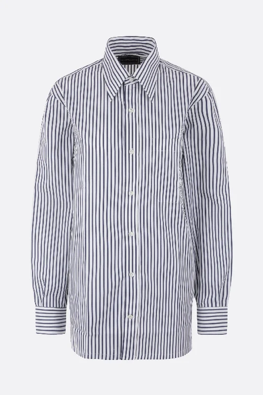 Hot Brand Discounts striped poplin shirt